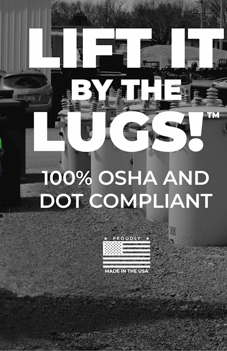 Lift It By The Lugs Transformer Oil Containment Bags. 100% OSHA and DOT Compliant Made In The USA